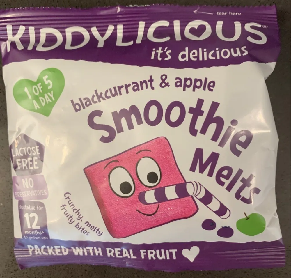 Blackcurrany & apple smoothie melts