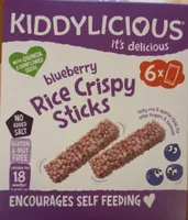 Blueberry rice crispy sticks