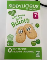 KIDDYLICIOUS Biscotti - Pomme - 120g (6x2p)