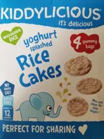 yoghurt splashed rice cakes