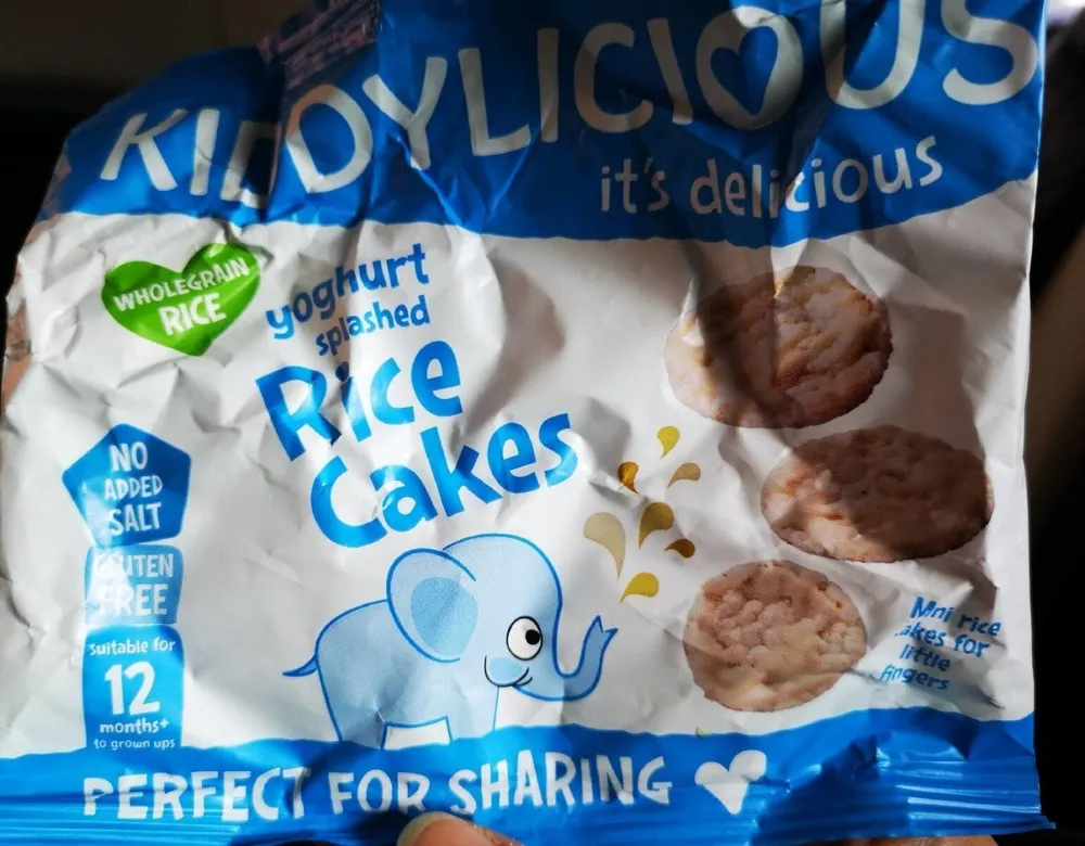 Kiddylicious yogurt splashed rice cakes