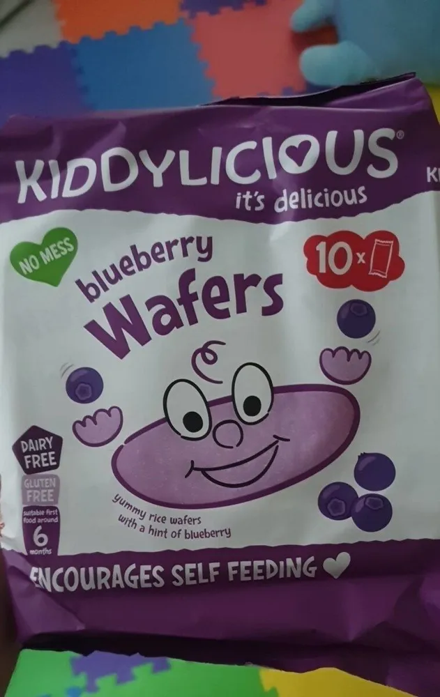 Blueberry wafers