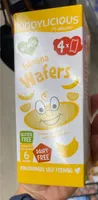 KIDDYLICIOUS Wafers - Banane - 16g (4x2p)
