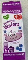Biscuit bébé KIDDYLICIOUS Wafers Myrtille | Dès 6 Mois | 4x2