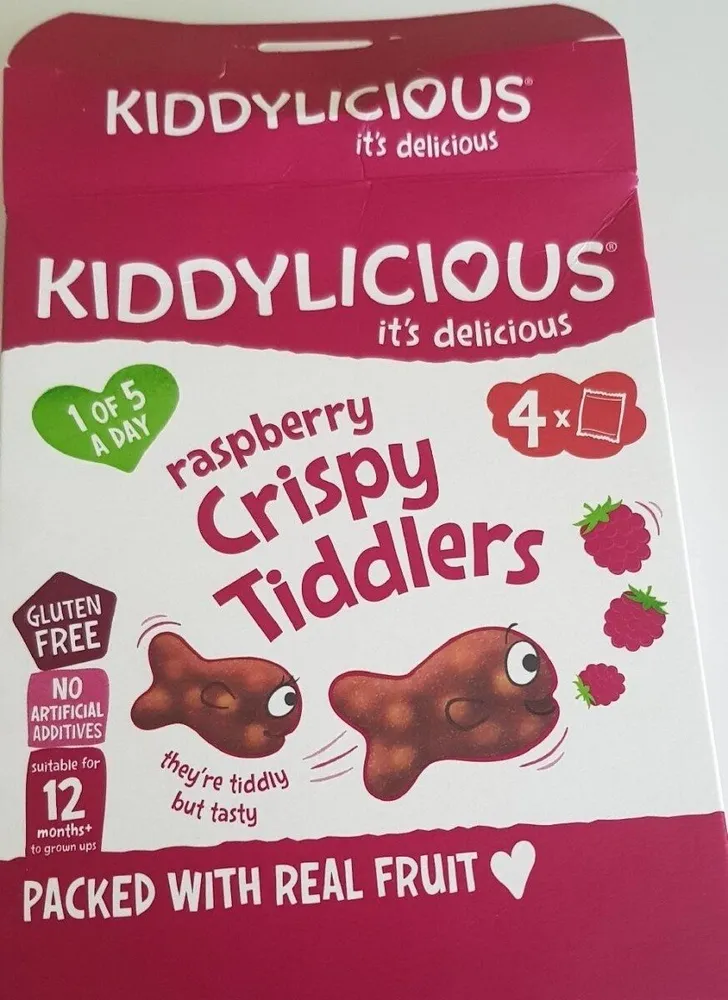 Kiddylicious raspberry crispy tiddlers