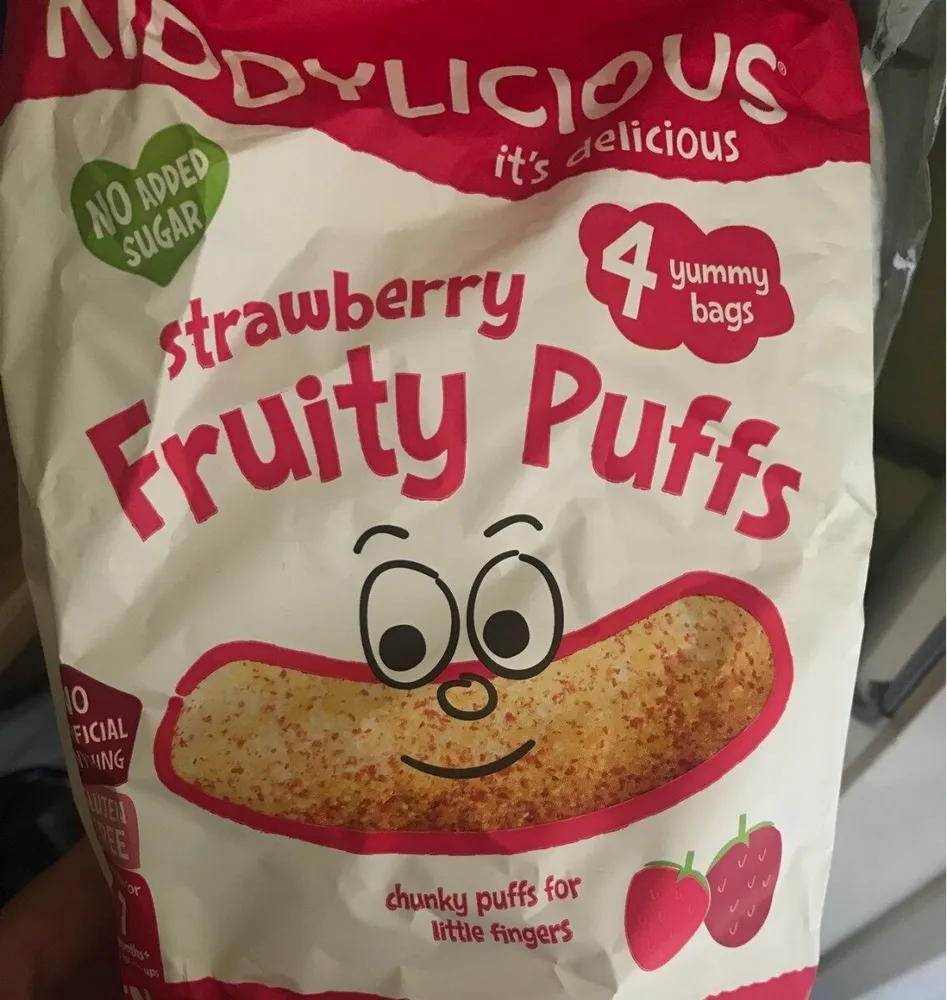 Strawberry fruity puffs