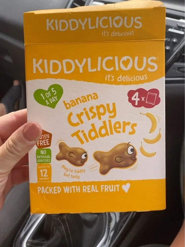 Banana crispy tiddlers
