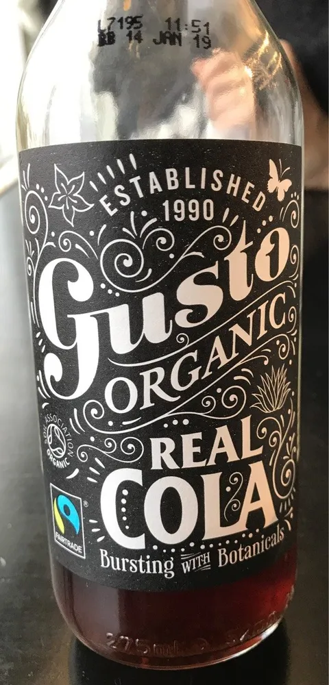 Gusto organic cola