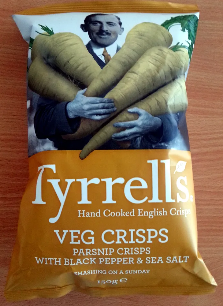 Veg Crisps Parsnip crisps with black pepper & sea salt