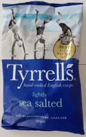 Lightly sea salted crisps