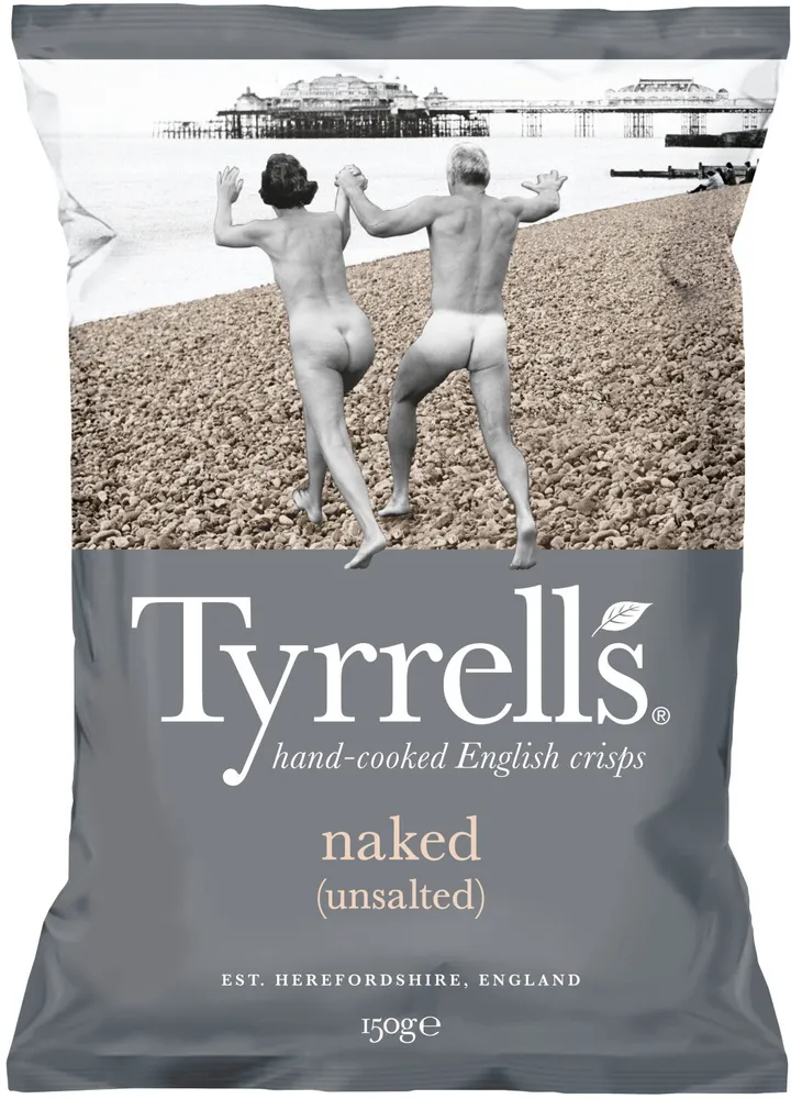 Hand-Cooked English Crisps Naked (No Salt)