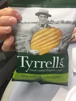 Tyrrells Furrows Salt & Vinegar Crisps 40 G X