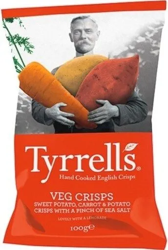 Tyrrells Veg Crisps Red 100G