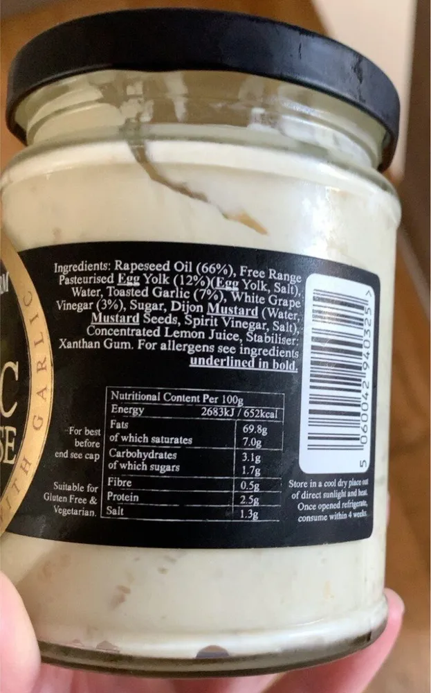 Garlic mayonnaise