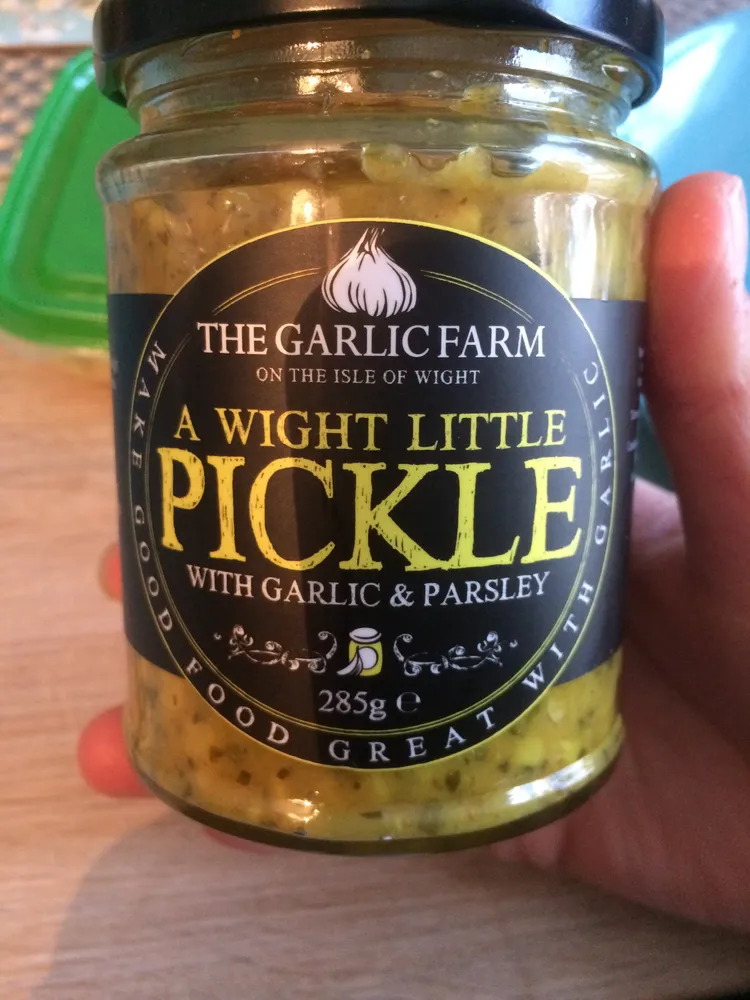 A Wight Little Pickle with Garlic & Parsley