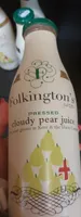 cloudy pear juice