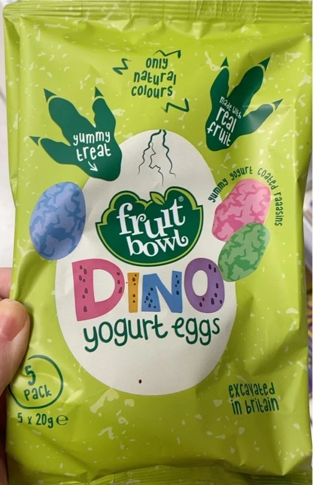 Dino yogurt eggs