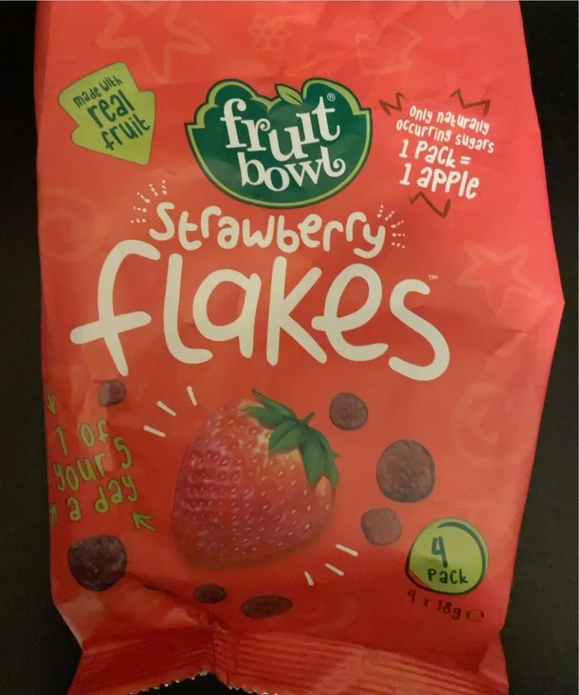 Strawberry flakes