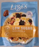Lizis low sugar granola maple and pecan