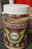 Powdered peanut butter chocolate flavour