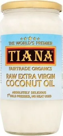 Tiana Fairtrade Organics Raw Extra Virgin Coconut Oil