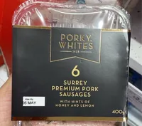 6 Surrey Premium Pork Sausages