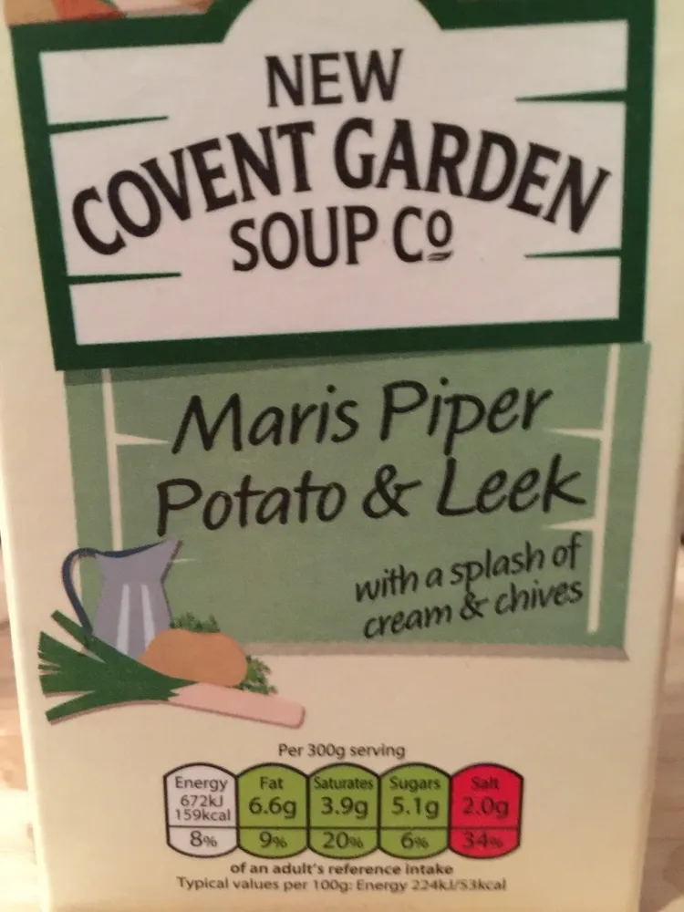 Maris Piper Potato & Leek Soup