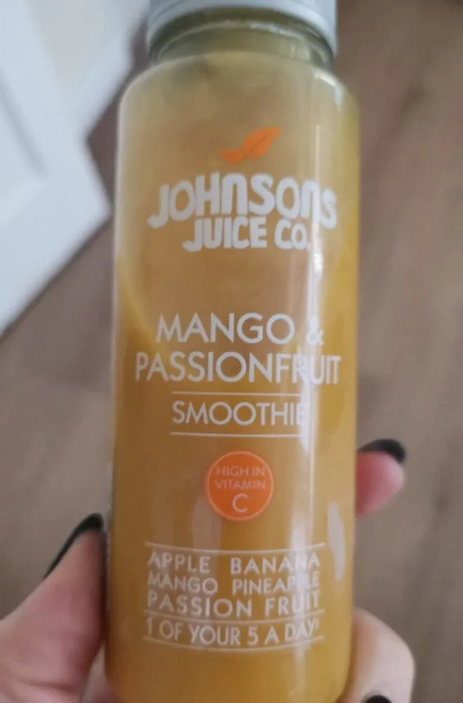 Mango and passion fruit smoothie