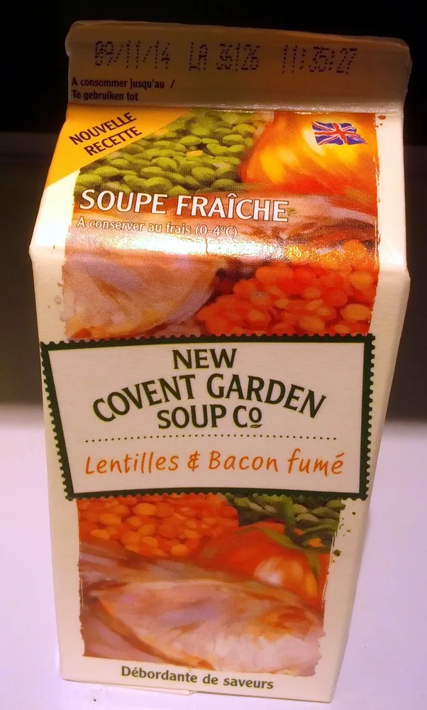 Soupe fraîche Lentilles & Bacon fumé