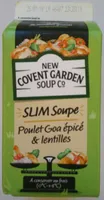 Soupe poulet Goa épicé et lentilles, moins de 2% de mat. Gr.