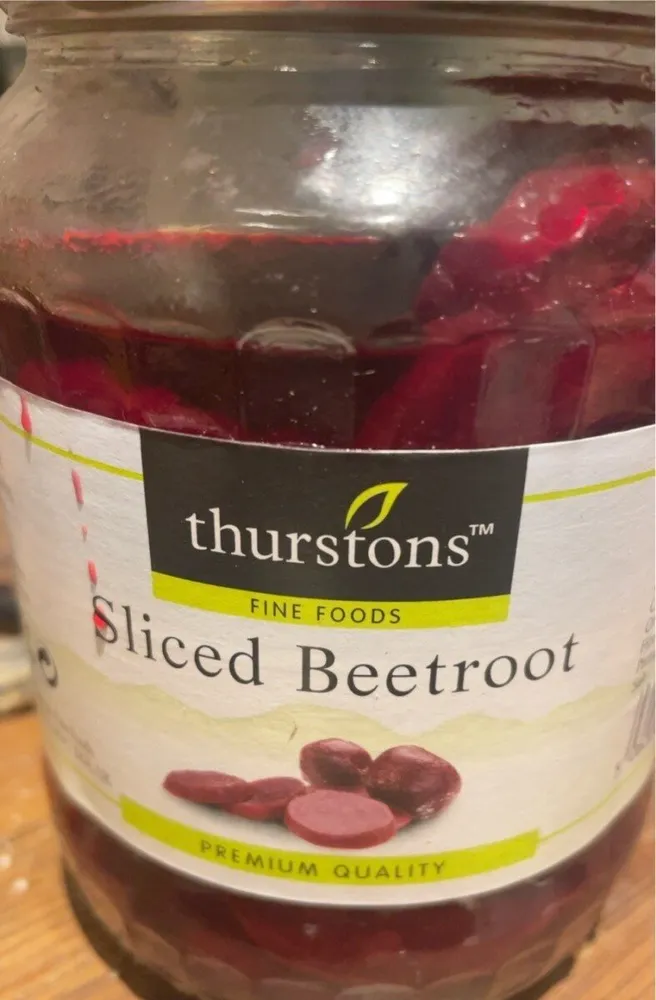 Sliced beetroot