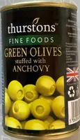 Green olives stuffed with anchovies