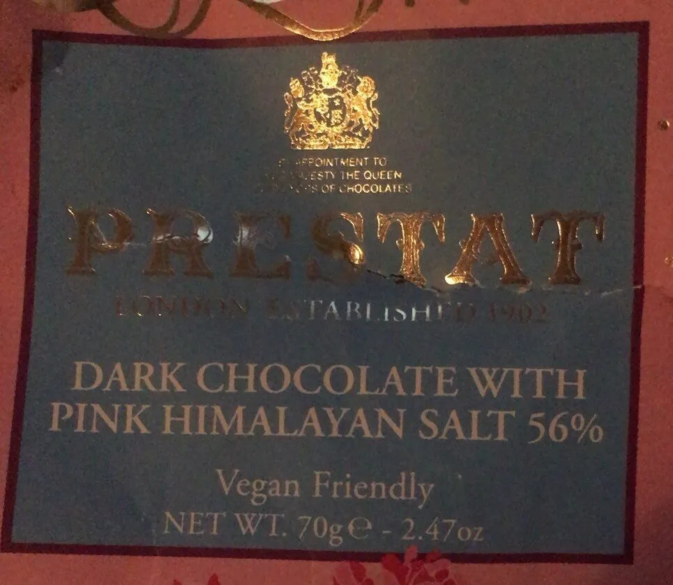 Dark chocolate with salt
