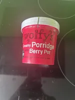Porridge with berry pot