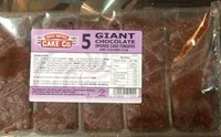 Giant chocolate sponge cake fingers