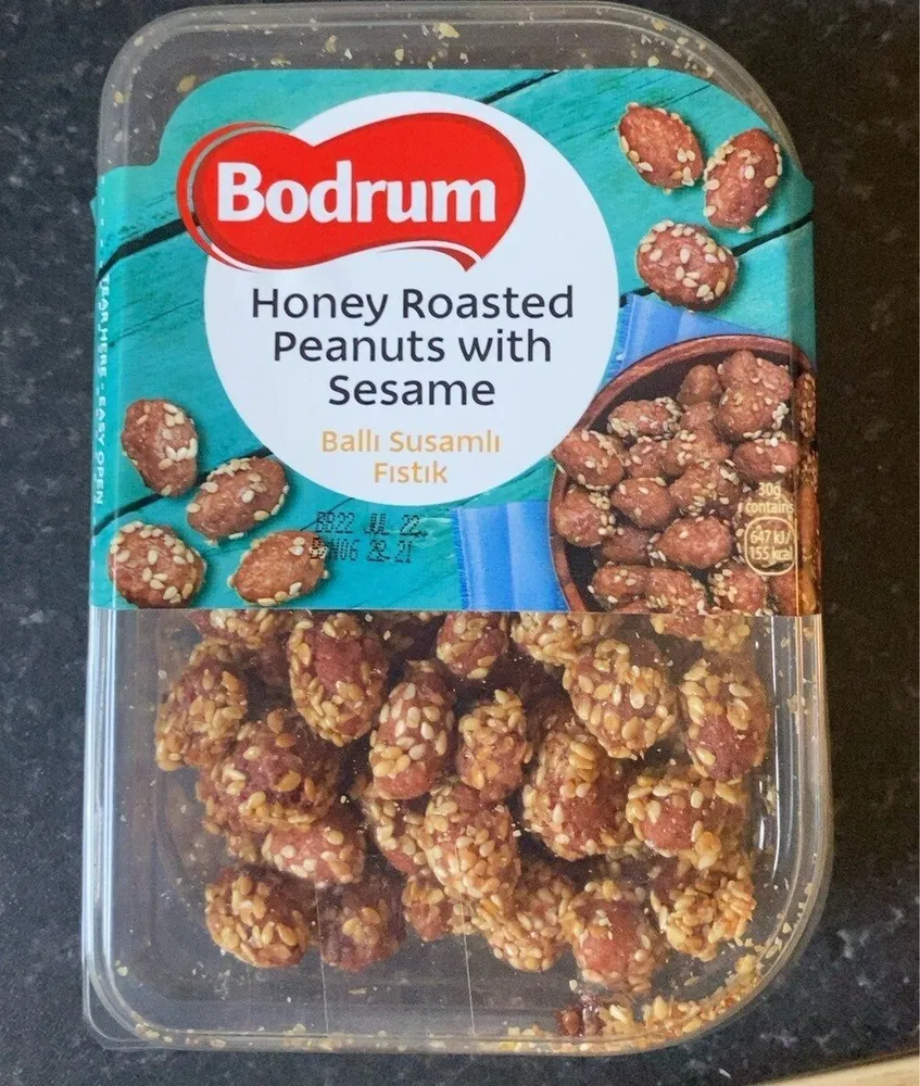 Honey roasted peanut with sesame