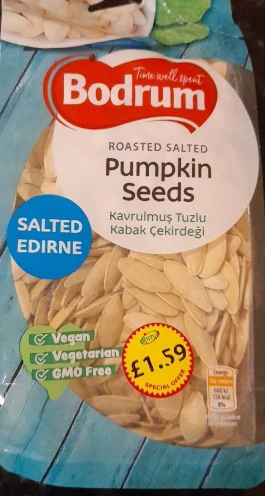 Pumpkin seeds salted