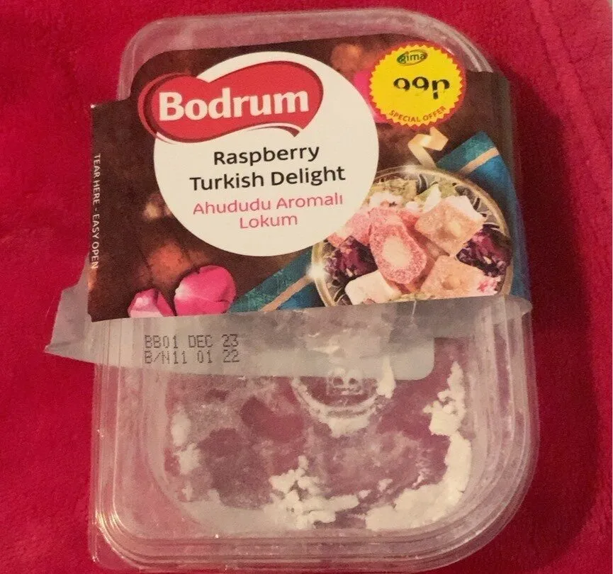 Raspberry Turkish Delight