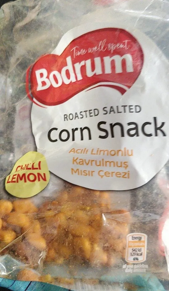 Roasted Salted Corn Snack Chilli Lemon