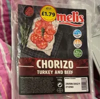 Chorizo Turkey and Beef
