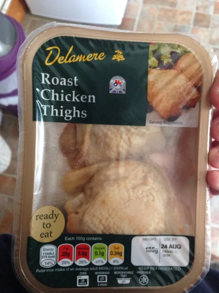 Delamere Roast Chicken Thighs 185GM