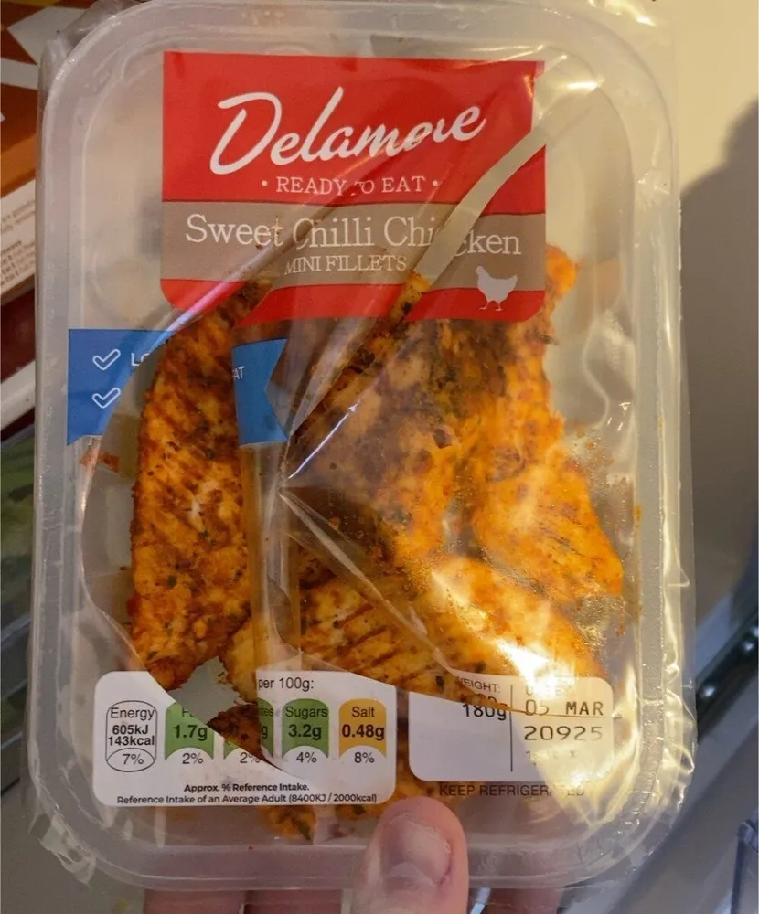 Sweet chilli chicken