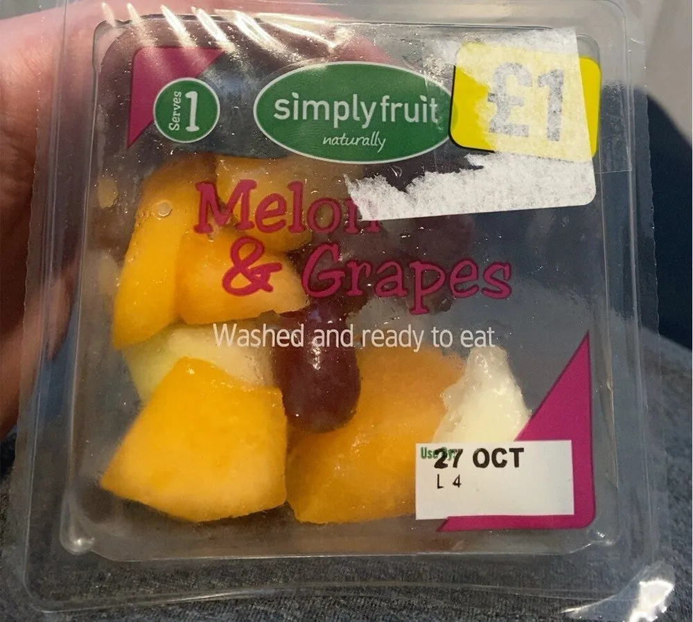 Melon and grapes