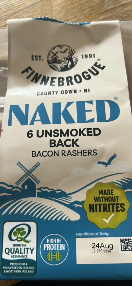 6 Unsmoked Back Bacon Rashers