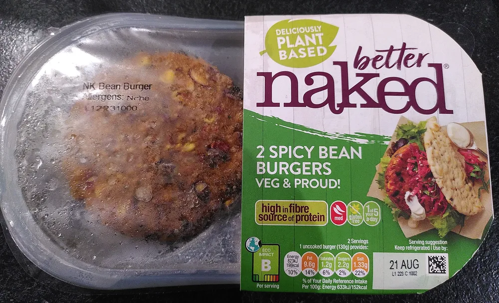 Better Naked Spicy Bean Burgers