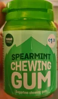 Spearmint chewing gum