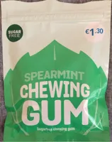 Spearmint Chewing gum