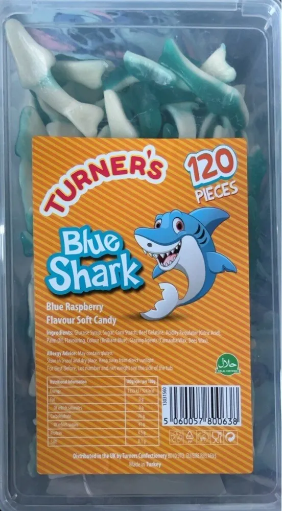 Blue Shark soft candy