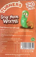Turner’s sour neon worms