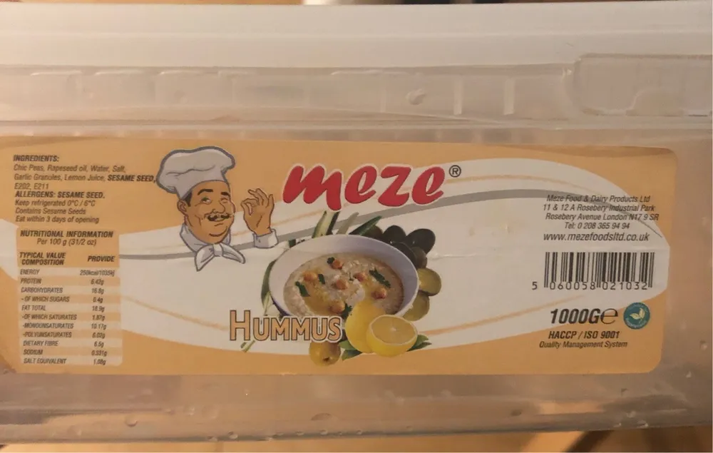Meze hummus